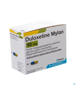 Duloxetine viatris gastro resist caps 98x60mg