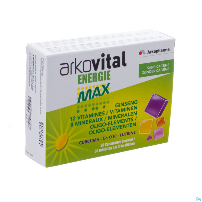 Arkovital energie max    comp  30