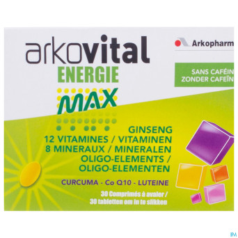 Arkovital energie max    comp  30