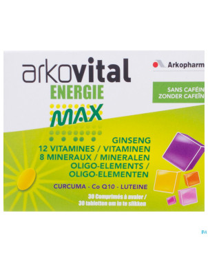 Arkovital energie max    comp  30
