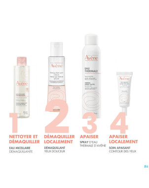 Avene essentiels demaquillant yeux wtp    125ml