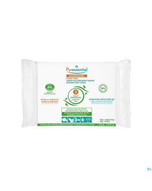 Puressentiel assanissant lingettes desinfectant.32