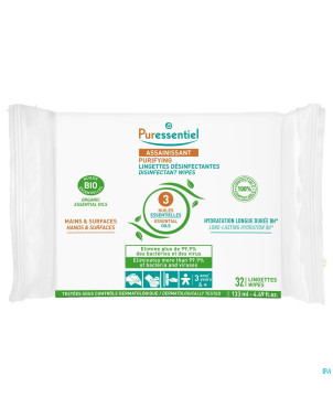 Puressentiel assanissant lingettes desinfectant.32