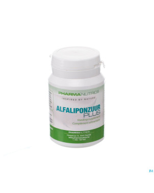 Alfa liponzuur plus v-caps 60    pharmanutrics