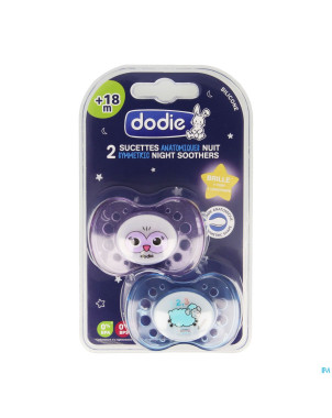 Dodie sucette anatomique silic. +18m nuit    2