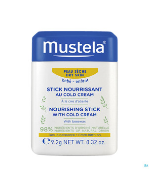 Mustela ps stick nourrissant cold cream    9,2g