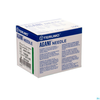 Terumo aiguille agani 21g 1 1/2 rb vert    5