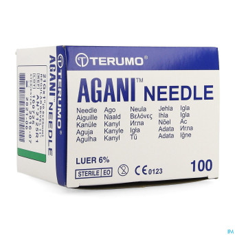 Terumo aiguille agani 21g 1 rb vert    5