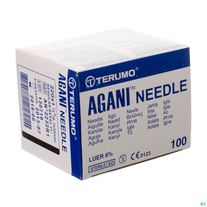 Terumo aiguille agani 27g 5/8 rb gris    5