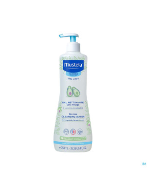 Mustela pn eau nettoyante s/rincage 750ml