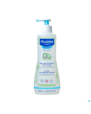 Mustela pn eau nettoyante s/rincage 500ml