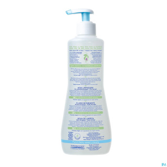 Mustela pn eau nettoyante s/rincage 500ml