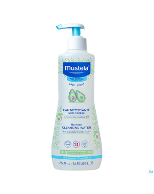 Mustela pn eau nettoyante s/rincage 500ml