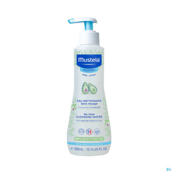 Mustela pn eau nettoyante s/rincage 300ml