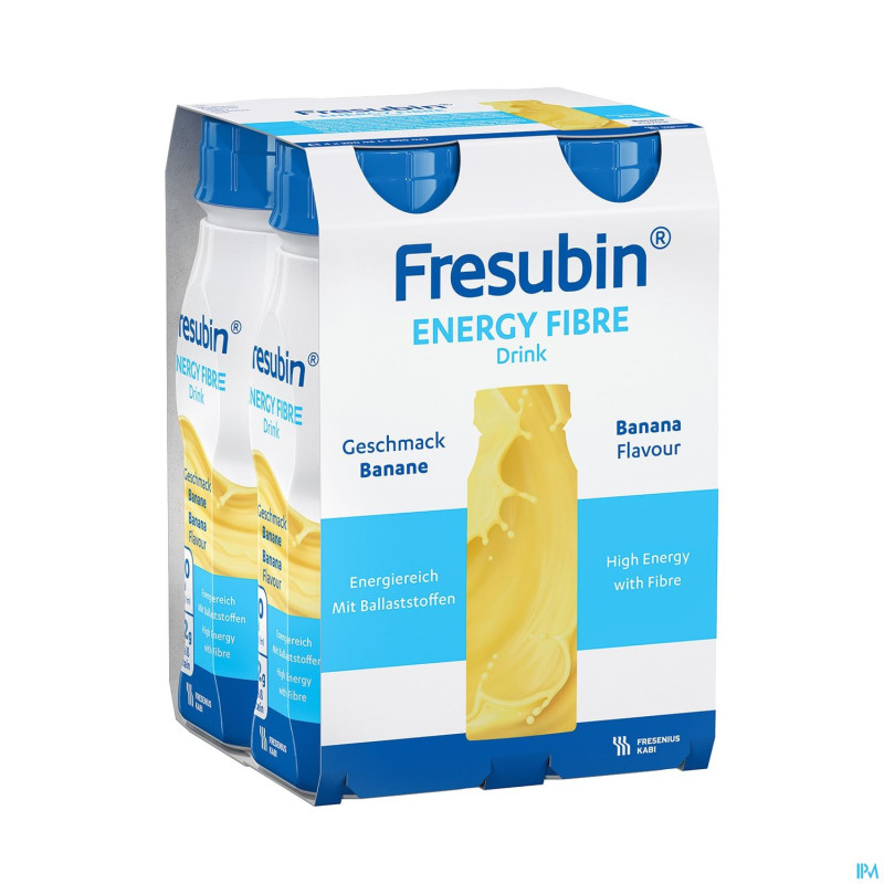 Fresubin energy fibre drink banane 4x200ml