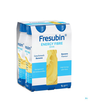 Fresubin energy fibre drink banane 4x200ml