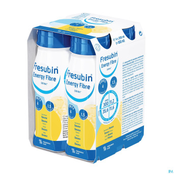 Fresubin energy fibre drink banane 4x200ml