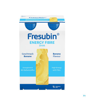 Fresubin energy fibre drink banane 4x200ml
