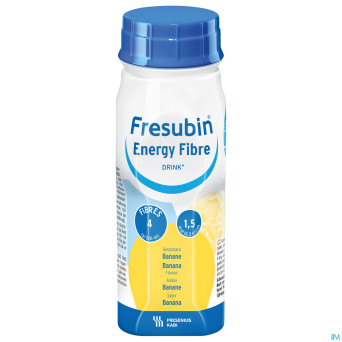 Fresubin energy fibre drink banane 4x200ml
