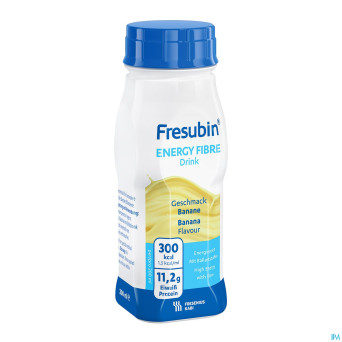 Fresubin energy fibre drink banane 4x200ml