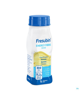 Fresubin energy fibre drink banane 4x200ml