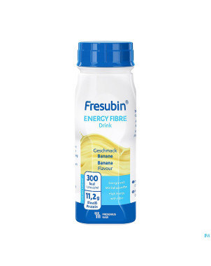 Fresubin energy fibre drink banane 4x200ml