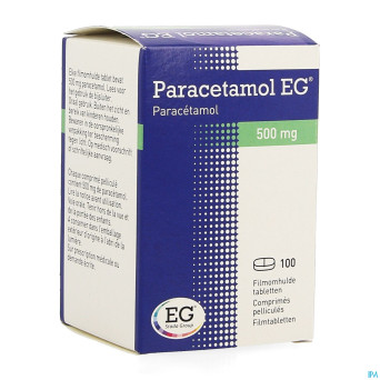 Paracetamol eg  500mg comp pell 100 pot