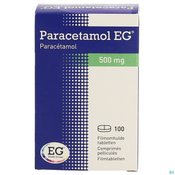 Paracetamol eg  500mg comp pell 100 pot