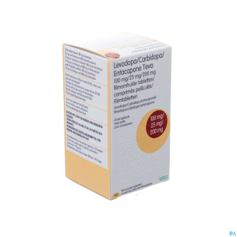 Levodopa carbidopa entacapone teva 100x100/25/200
