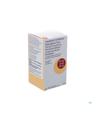Levodopa carbidopa entacapone teva 100x100/25/200