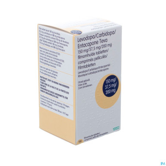 Levodopa carbidopa entacapone teva100x150/37,5/200
