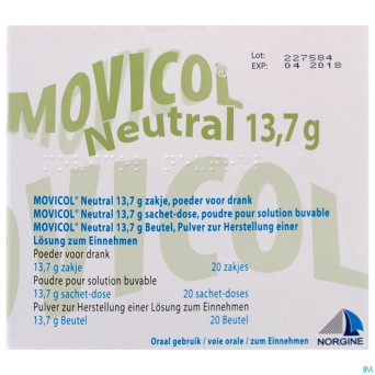 Movicol impexeco neutral pdr    sach  20x13,7g pip