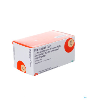 Pramipexol teva 2,10mg liber.prol comp 100