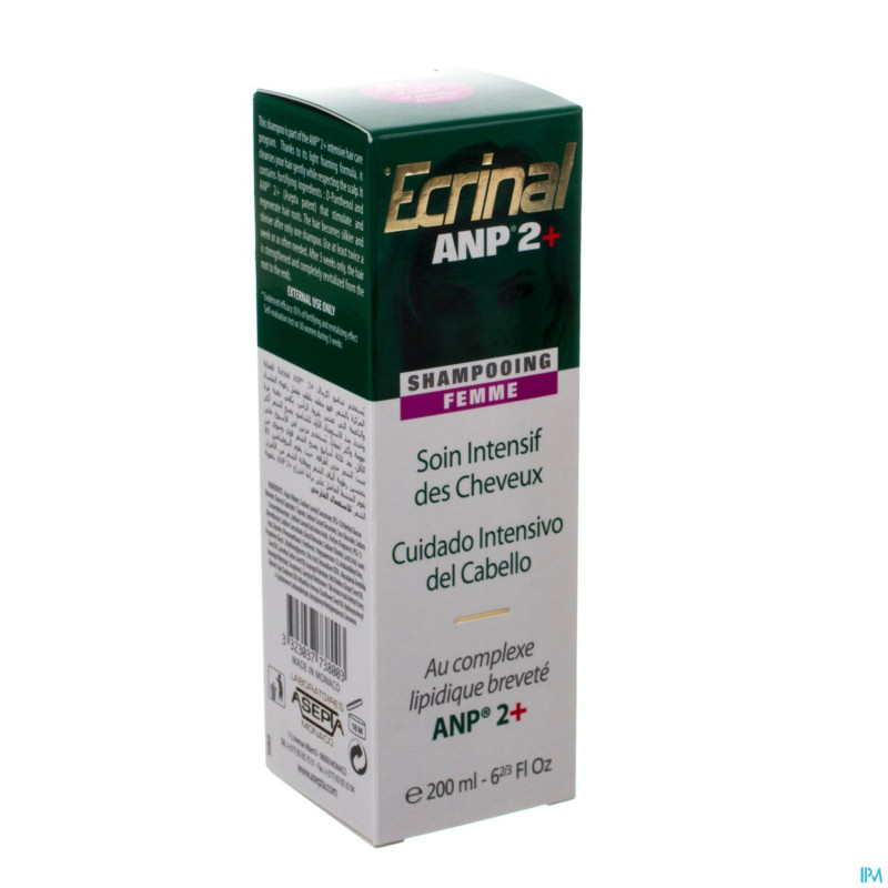 Ecrinal shampooing femme anp2    fl 200ml