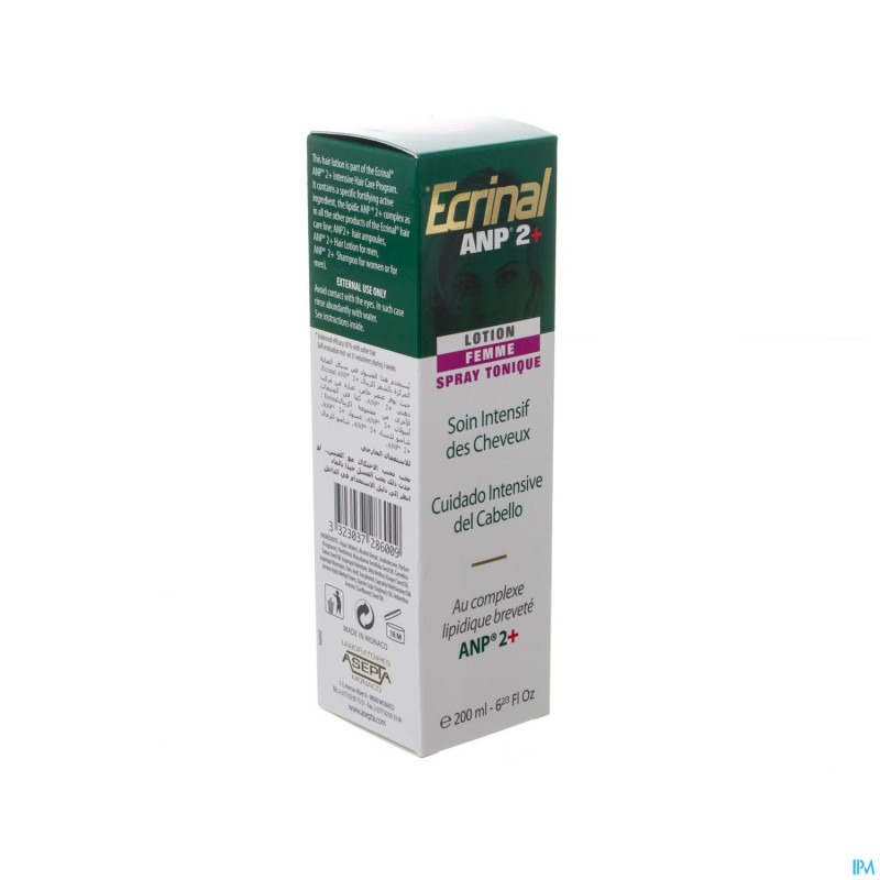 Ecrinal lotion femmes anp2    spray 200ml