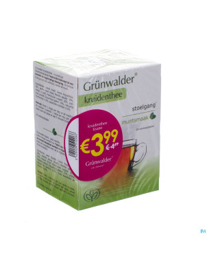 Grunwalder transit tisane menthe sach 20 price off