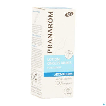 Pranarom aromaderm lotion ongle jaune fl 10ml