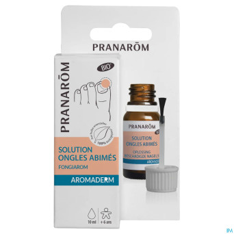 Pranarom aromaderm lotion ongle jaune fl 10ml