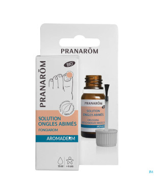 Pranarom aromaderm lotion ongle jaune fl 10ml