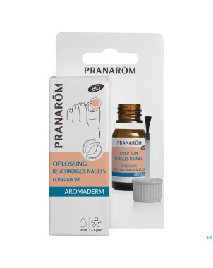 Pranarom aromaderm lotion ongle jaune fl 10ml