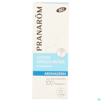 Pranarom aromaderm lotion ongle jaune fl 10ml