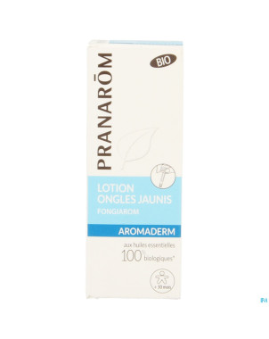 Pranarom aromaderm lotion ongle jaune fl 10ml