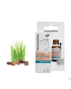 Pranarom aromaderm lotion ongle jaune fl 10ml