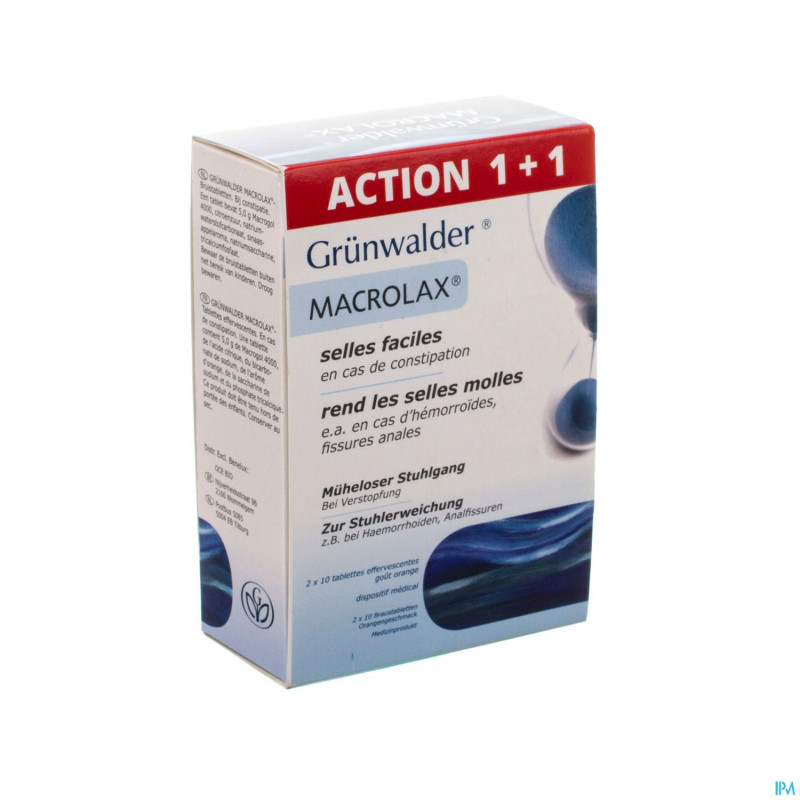 Grunwalder macrolax duo  comp eff. 2x10 1+1gratuit