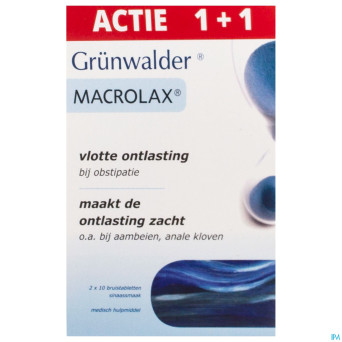 Grunwalder macrolax duo  comp eff. 2x10 1+1gratuit