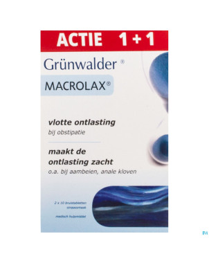 Grunwalder macrolax duo  comp eff. 2x10 1+1gratuit