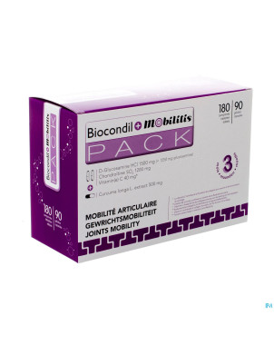 Biocondil comp 180 + mobilitis caps 90