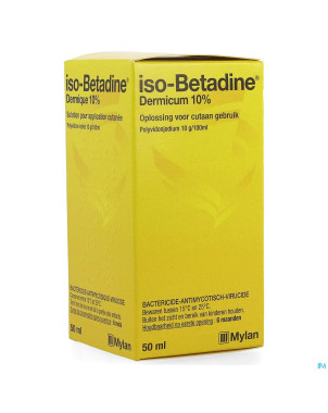 Iso betadine dermique 10% sol fl  50ml