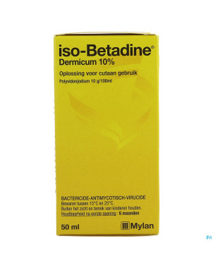 Iso betadine dermique 10% sol fl  50ml