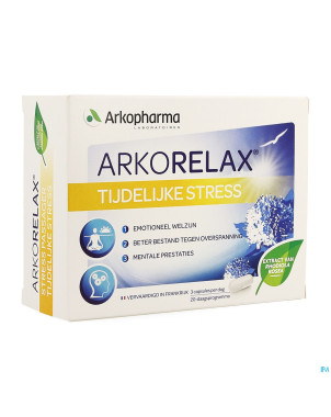 Arkorelax rhodiorelax stress blister caps  60